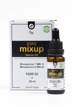 Smartcaps D3k2 Mixup 20 ml Damla (1000 IU D3 + 30 mcg K2 Vitamini)