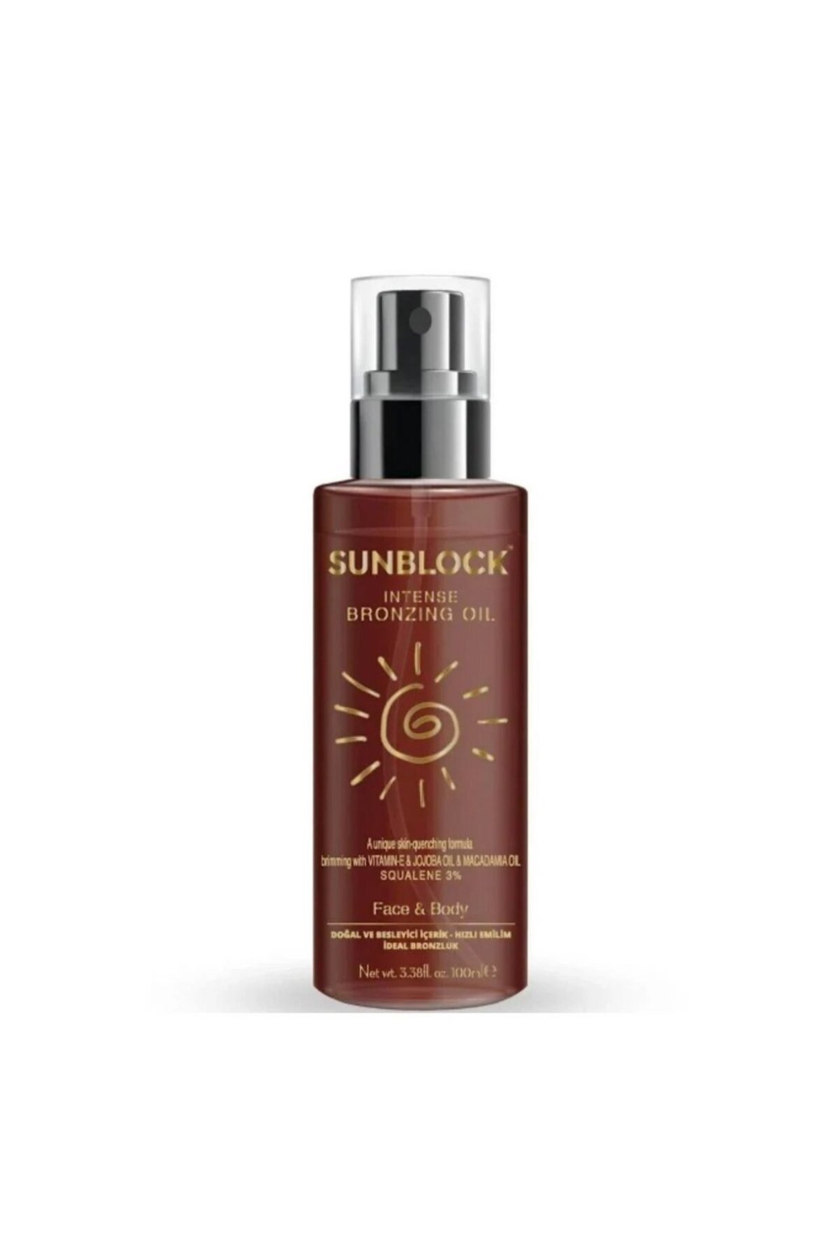 Sunblock Yoğun Bronzlaştırıcı Yağ 100ml — 8682079031080