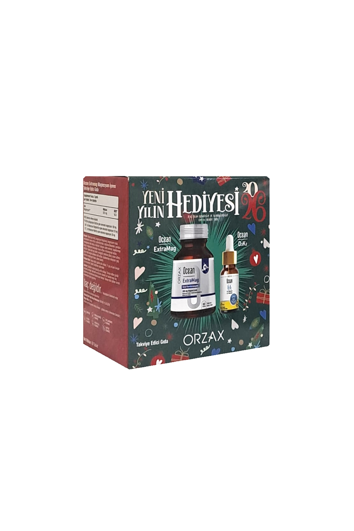 Ocean Extramag Üçlü Kombinasyon 60 Tablet + D3K2 20ml Damla