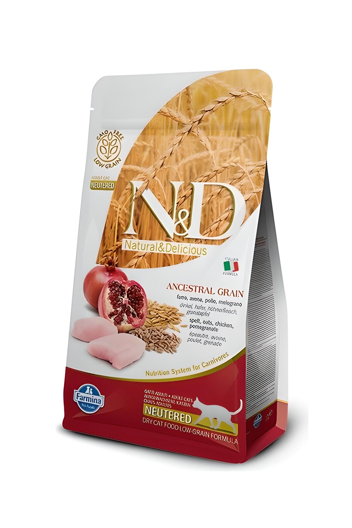 Low Tavuk&Nar Kısırlaştırılmış Yetişkin Kedi Maması 5 Kg