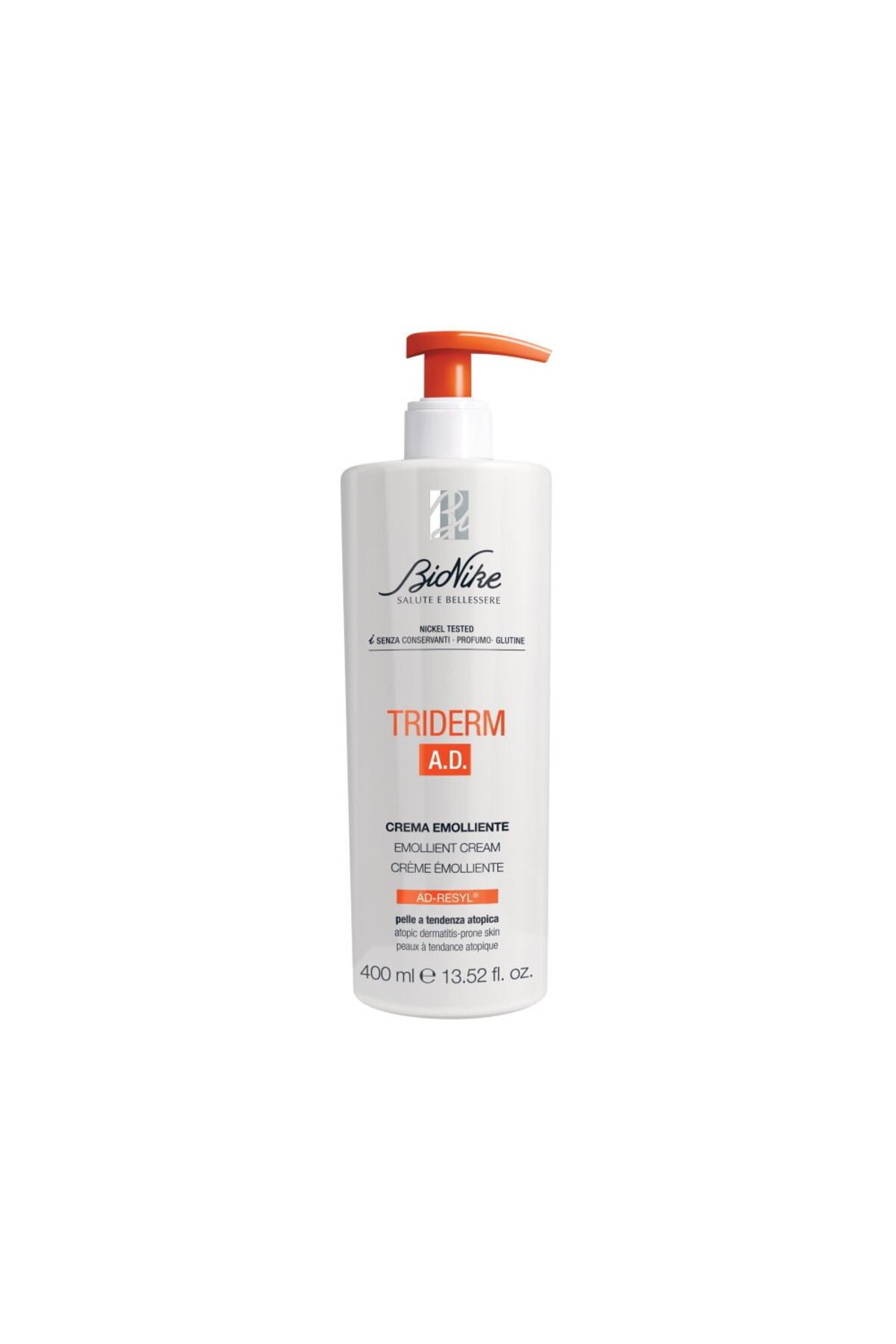 BioNike Triderm A.D. Hassas Ciltler İçin Yumuşatıcı Krem 400ml