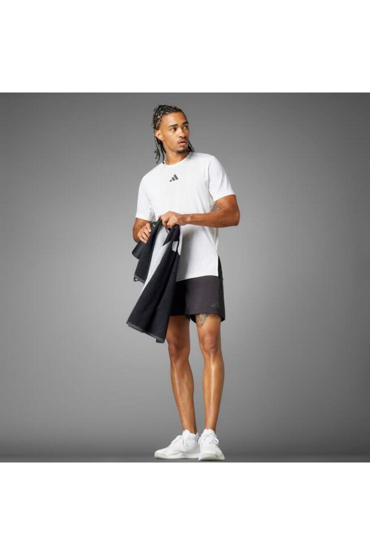 شورت ورزشی مردانه راسته | آدیداس adidas JI8193 - تصویر 3