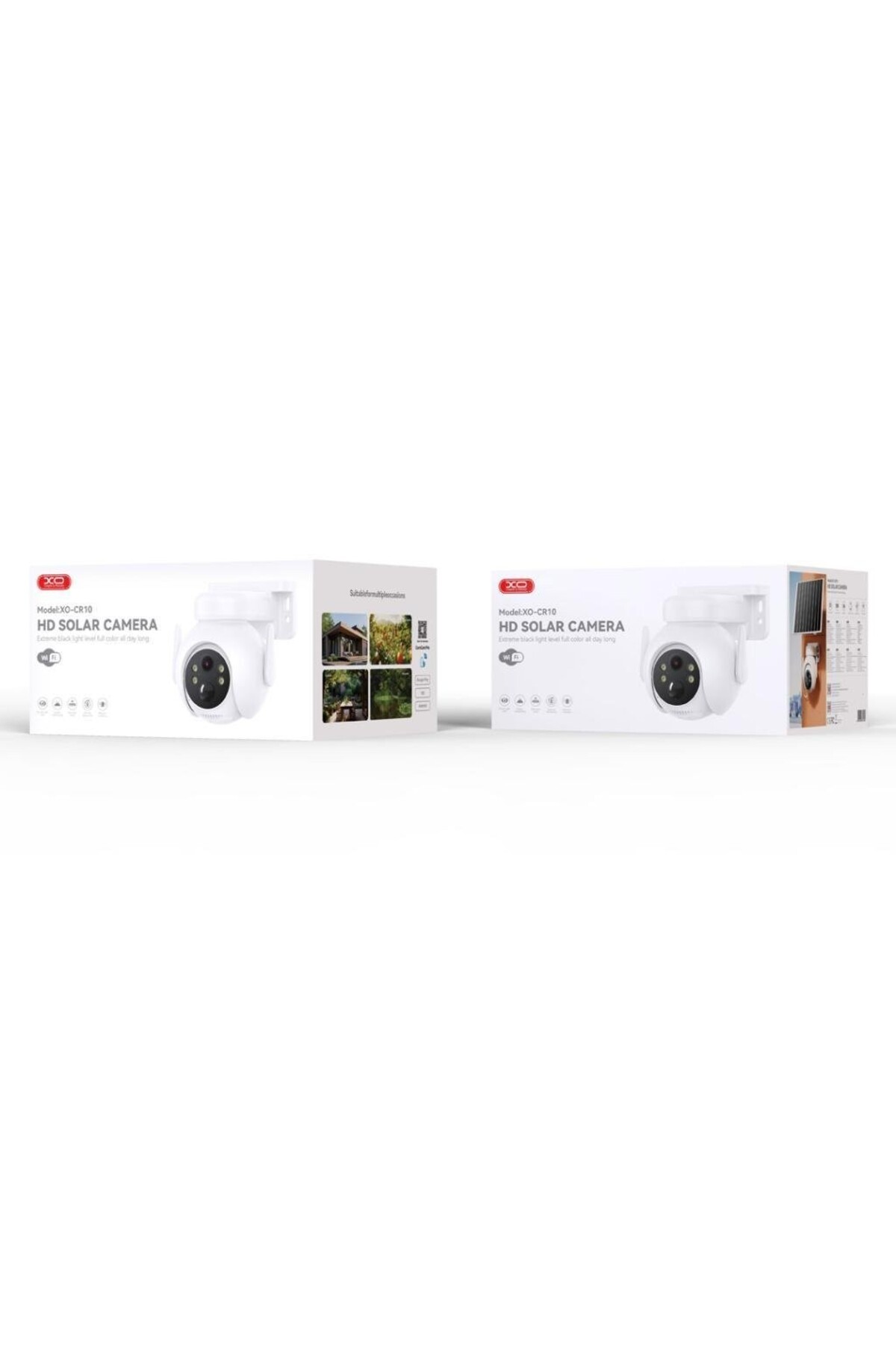 Xo CR10 7800 mAh Bataryalı 300W Piksel WiFi Güneş Enerjili Kablosuz Dış Mekan Güvenlik Kamerası fotoğrafı 2 (önizleme)