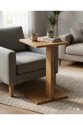 willhome Tekerlekli Karre C Sehpa Koltuk Sehpası Yan Sehpa Zigon Sehpa Servis...