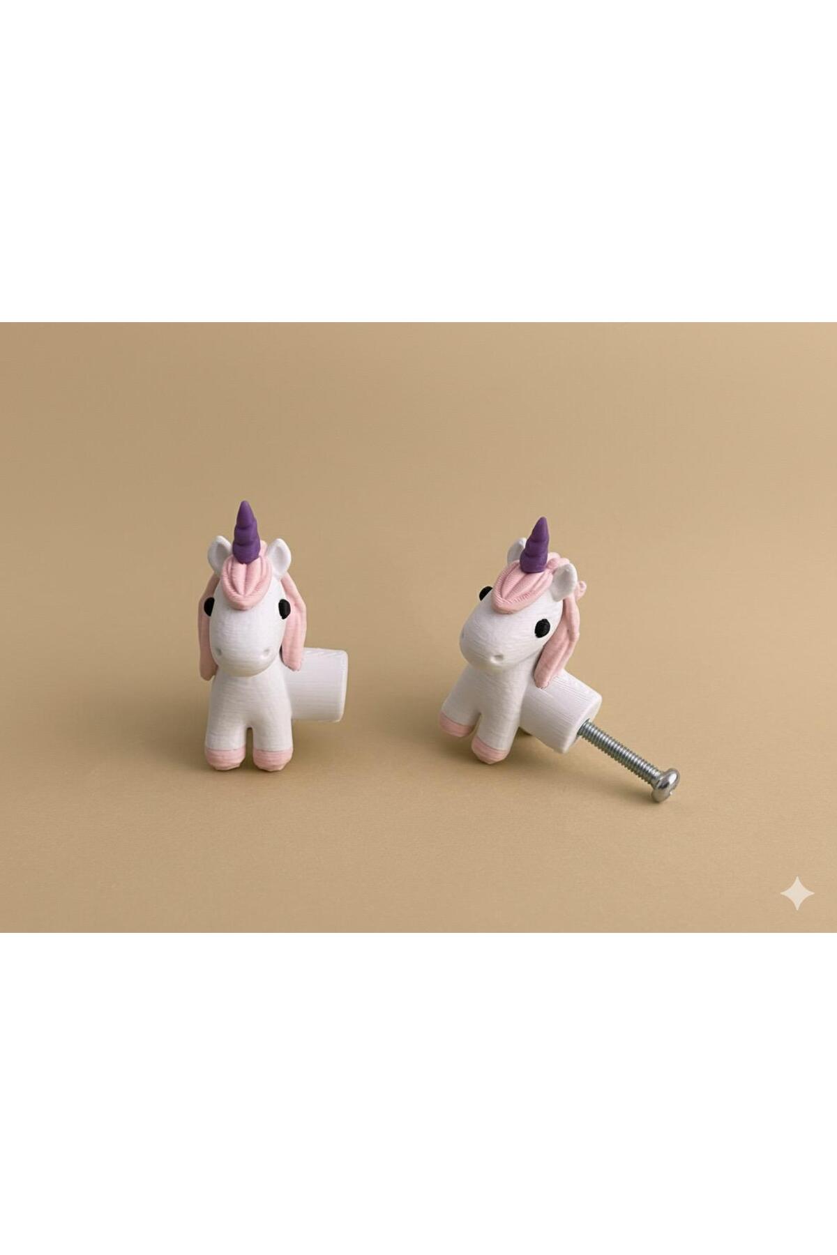 Dotta Design Çocuk Odası Kulpları - Unicorn Kulp (Tekli) fotoğrafı 4 (önizleme)
