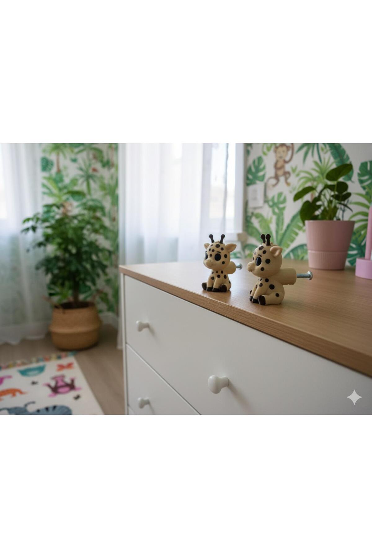 Dotta Design Çocuk Odası Kulpları - Zürafa Kulp(Tekli) fotoğrafı 3 (önizleme)
