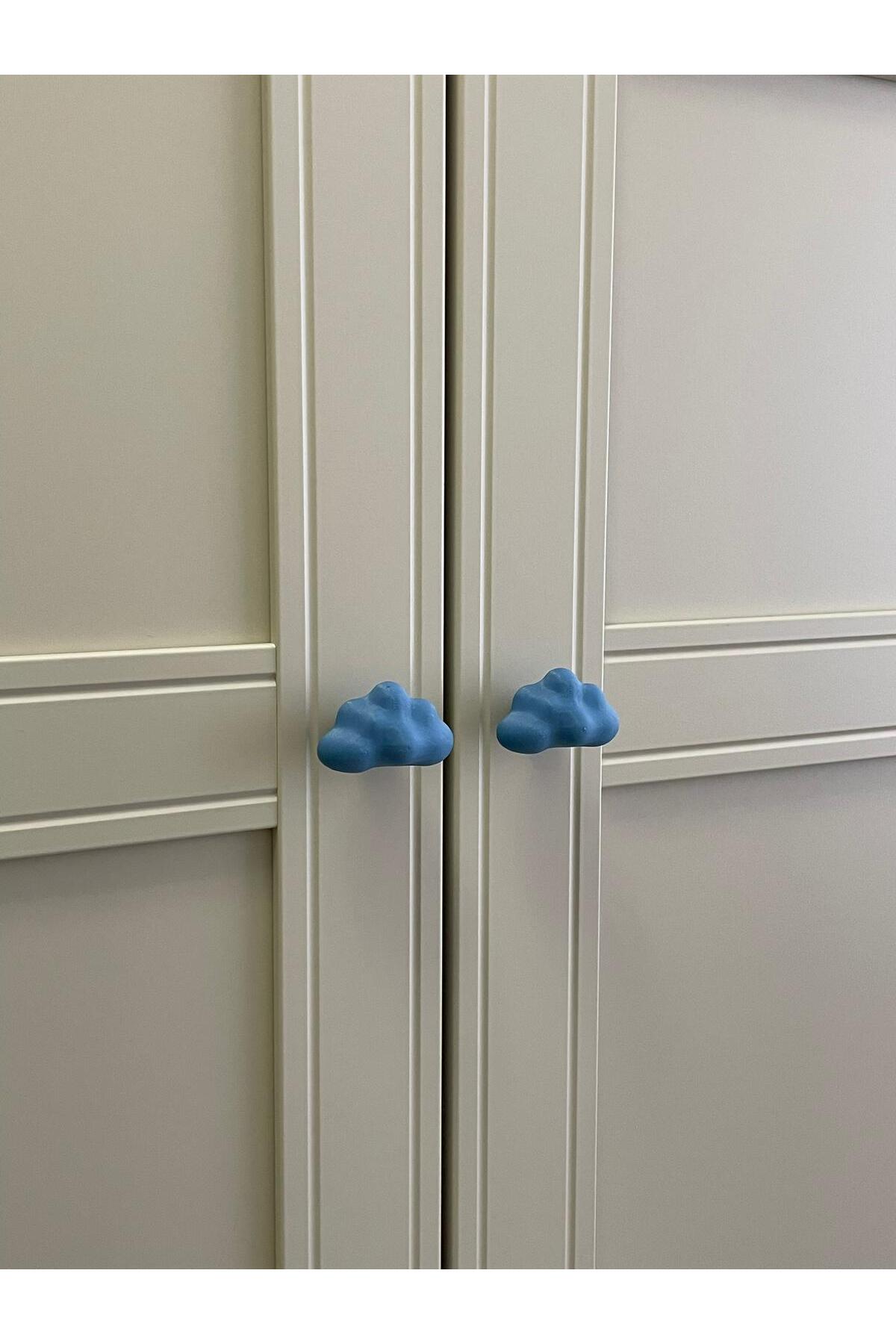 Dotta Design Çocuk Odası Kulpları - Mavi Bulut Kulp (Tekli) fotoğrafı 4 (önizleme)