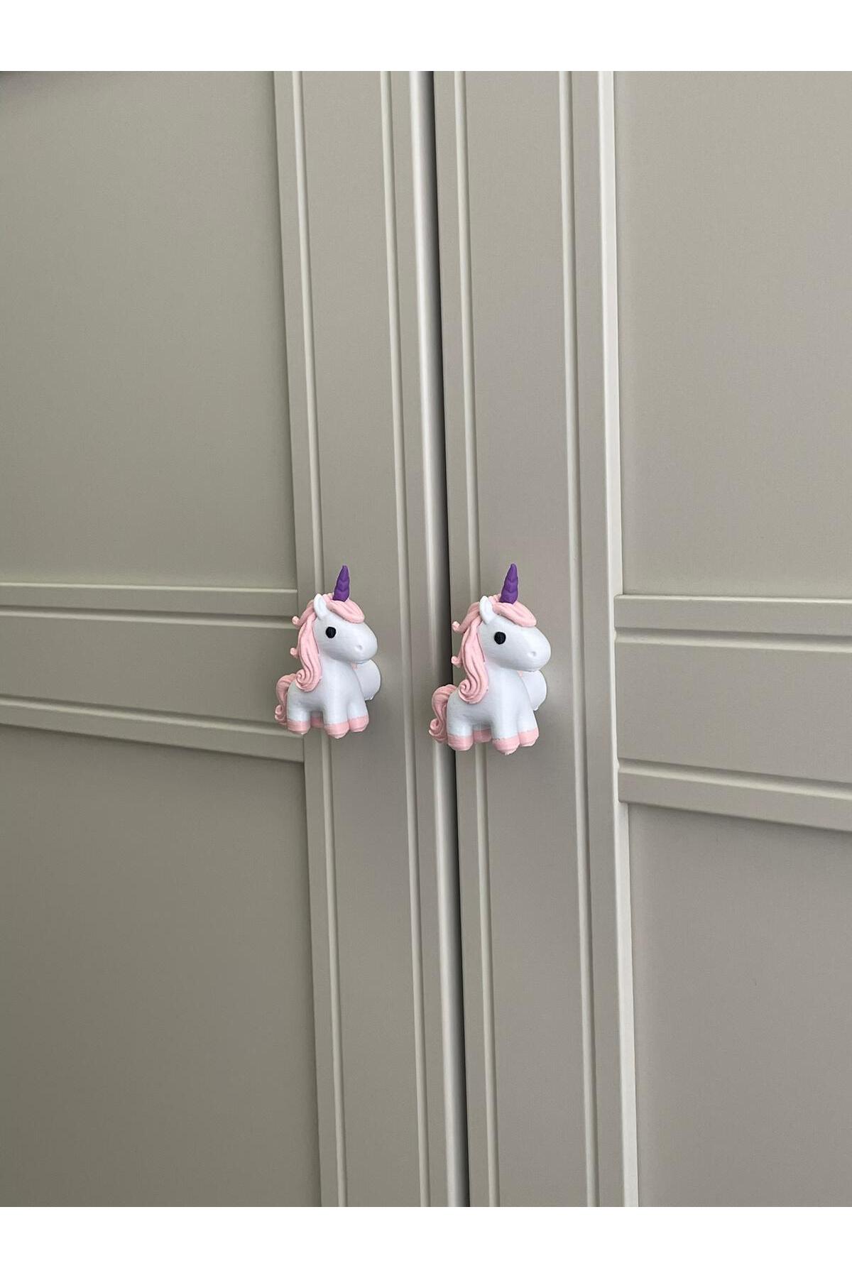 Dotta Design Çocuk Odası Kulpları - Unicorn Kulp (Tekli) fotoğrafı 2 (önizleme)