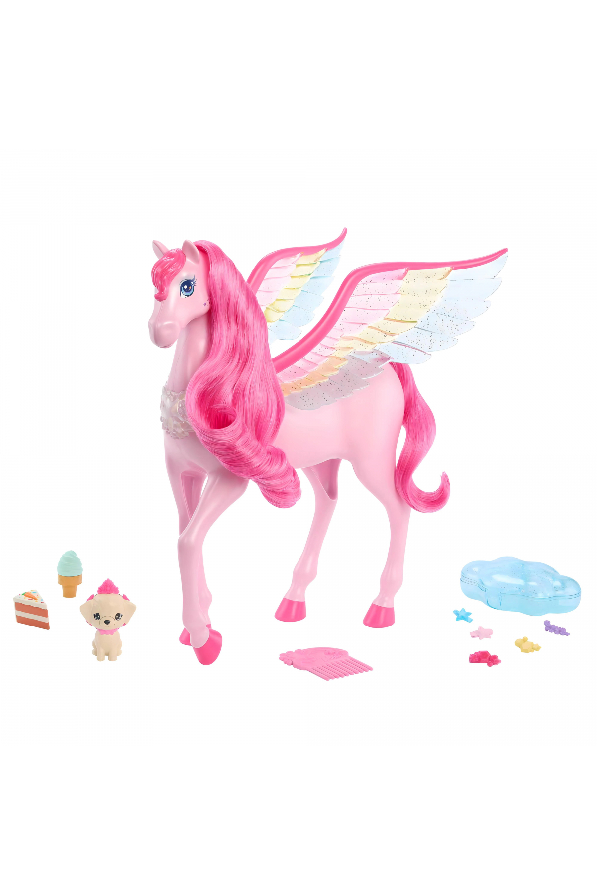 Barbie A Touch Of Magic Peggy ve Aksesuarları Yavru köpek ile