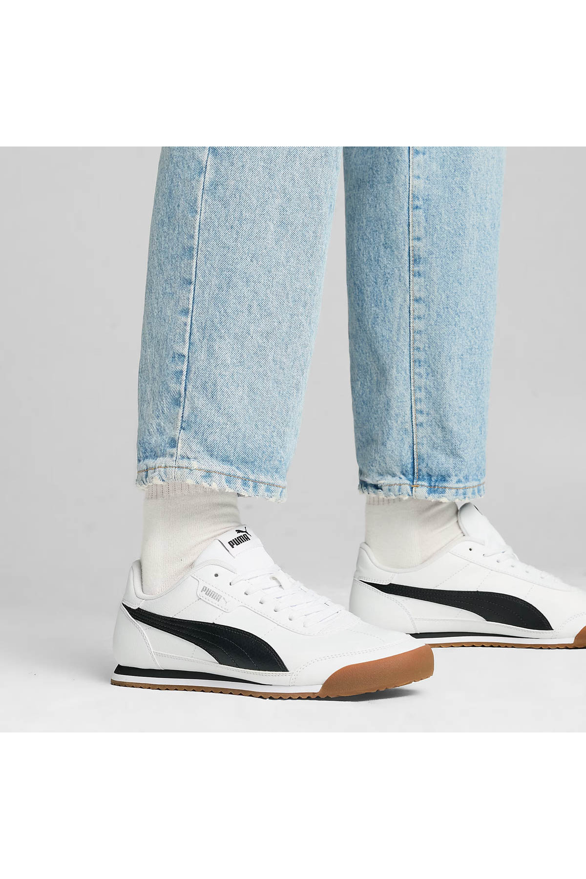 Puma  Turino Iı Beyaz Siyah Erkek Sneaker 397452-02 - Görsel 2