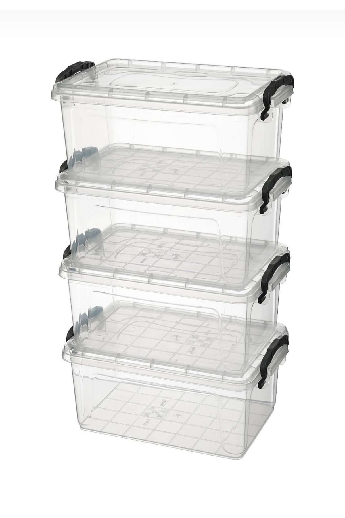 Tuffex 5 lt fit organizer saklama kabı seti 4 adet - Fiyatı, Yorumları