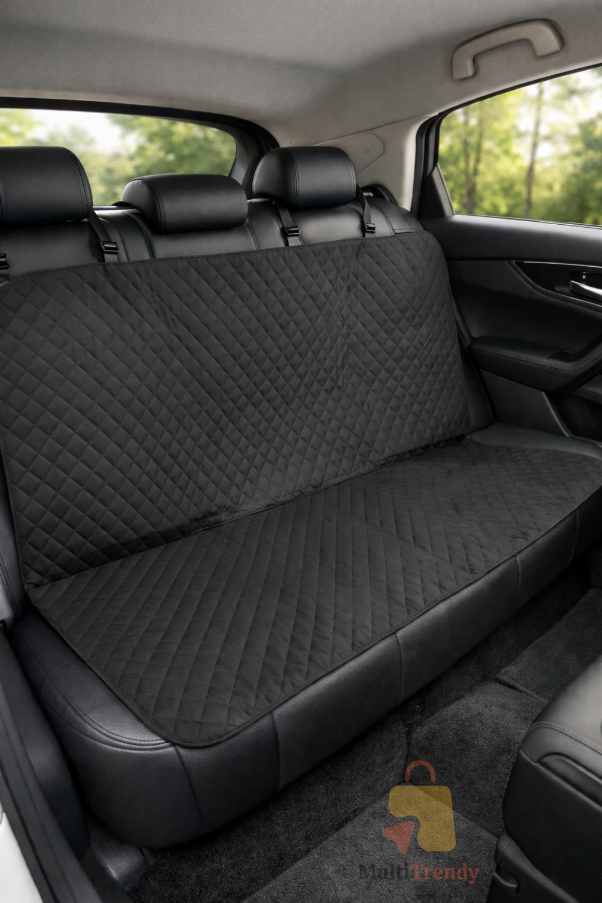 HASBY Araba Koltuk Örtüsü Sıvı Geçirmez Oto Koltuk Koruyucu Kılıf Araç Arka Koltuk Örtüsü Bagaj Havuzu fotoğrafı 2 (önizleme)