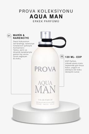Prova Aqua Man Edp Narenciye Erkek Parfüm 120 ml