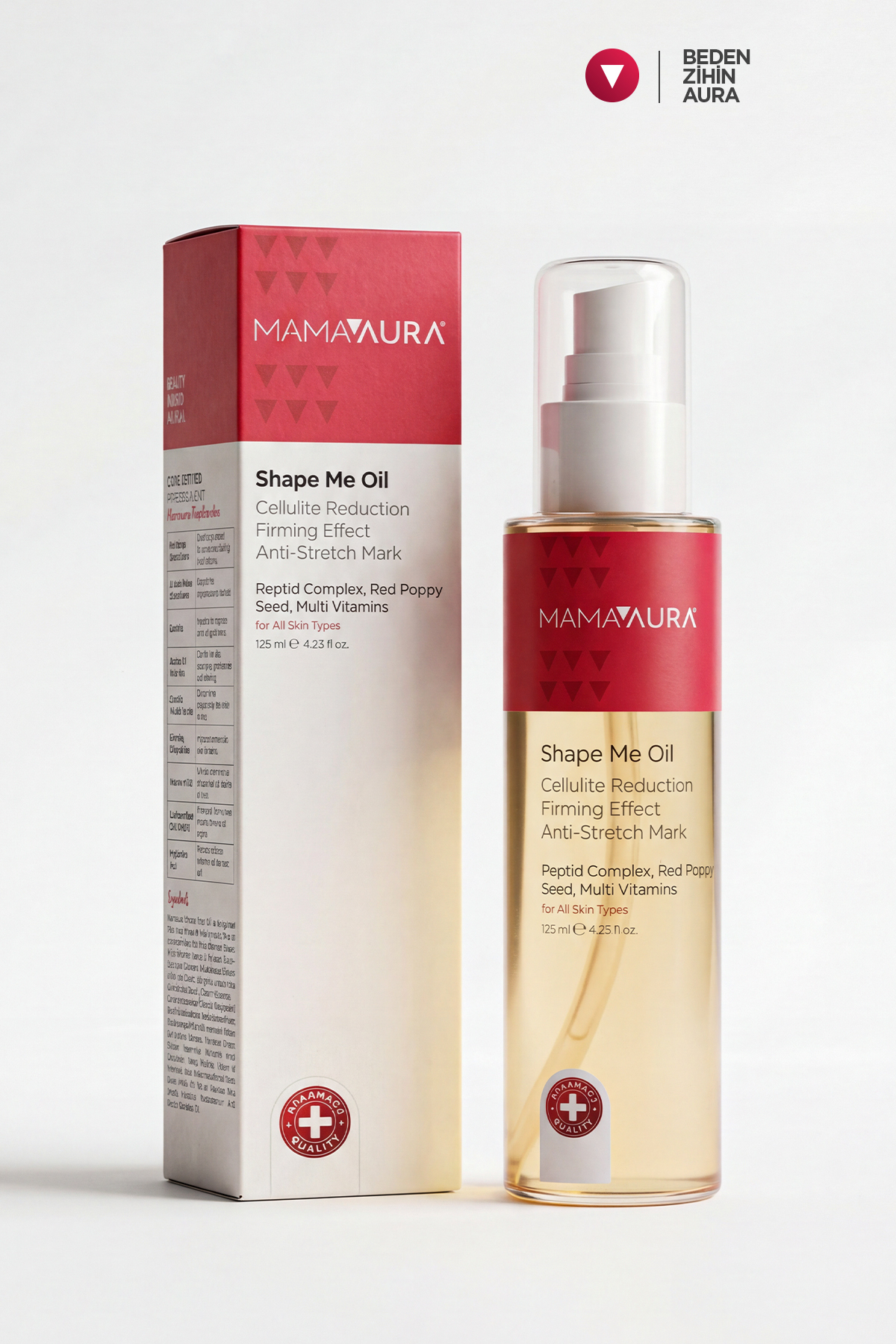 MAMAAURA Çatlak ve Selülit Karşıtı - Shape Me Oil 125 ml - Fiyatı, Yorumları