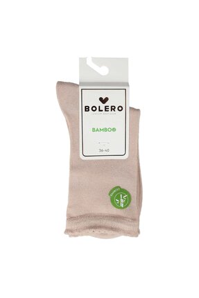Bolero Kadın Premium Dikişsiz Bambu Soket Çorap Vizon