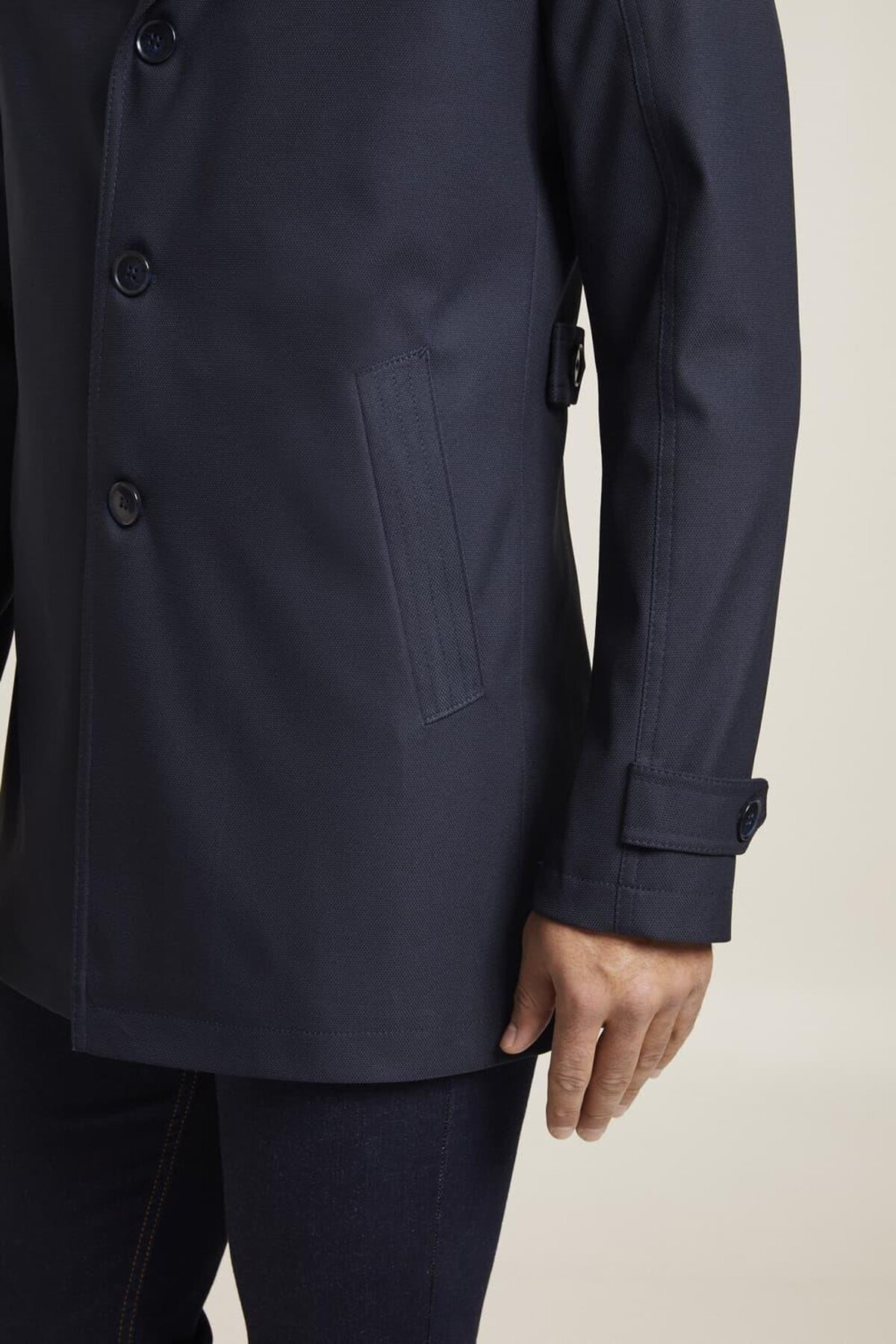 Efor  KA 066 Slim Fit Lacivert Spor Kaban - Görsel 5