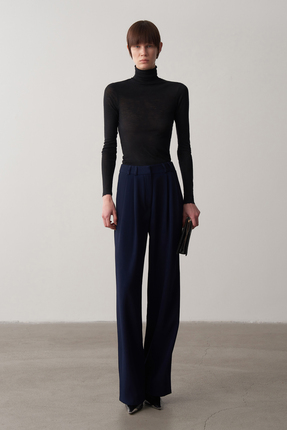 Mathilda Store Loren Lacivert Special Edition Palazzo Pantolon