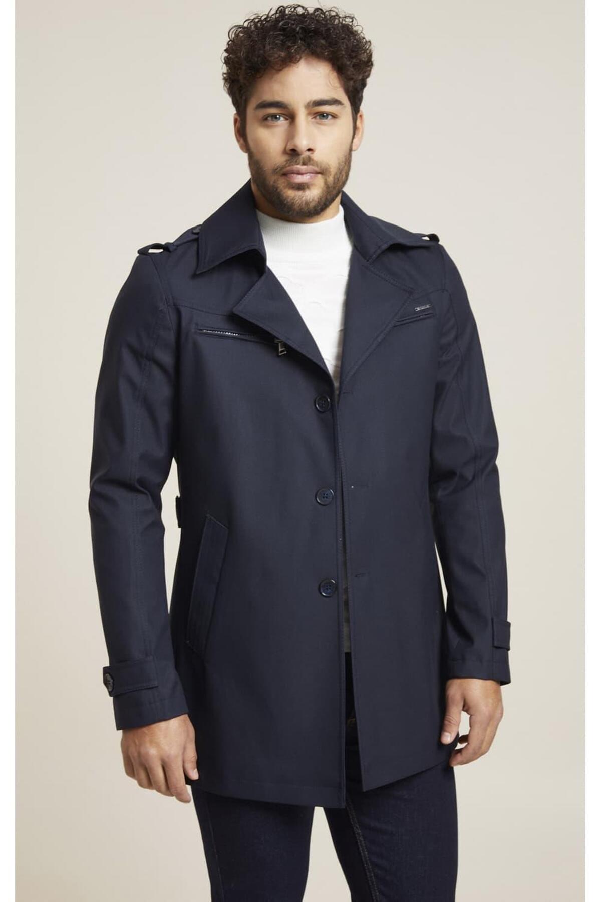 Efor  KA 066 Slim Fit Lacivert Spor Kaban - Görsel 2