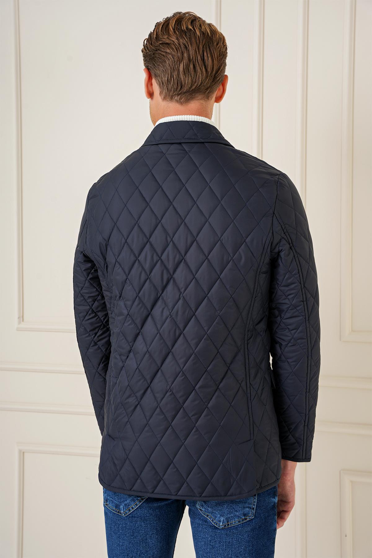 Efor  KA 081 Slim Fit Lacivert Spor Kaban - Görsel 7