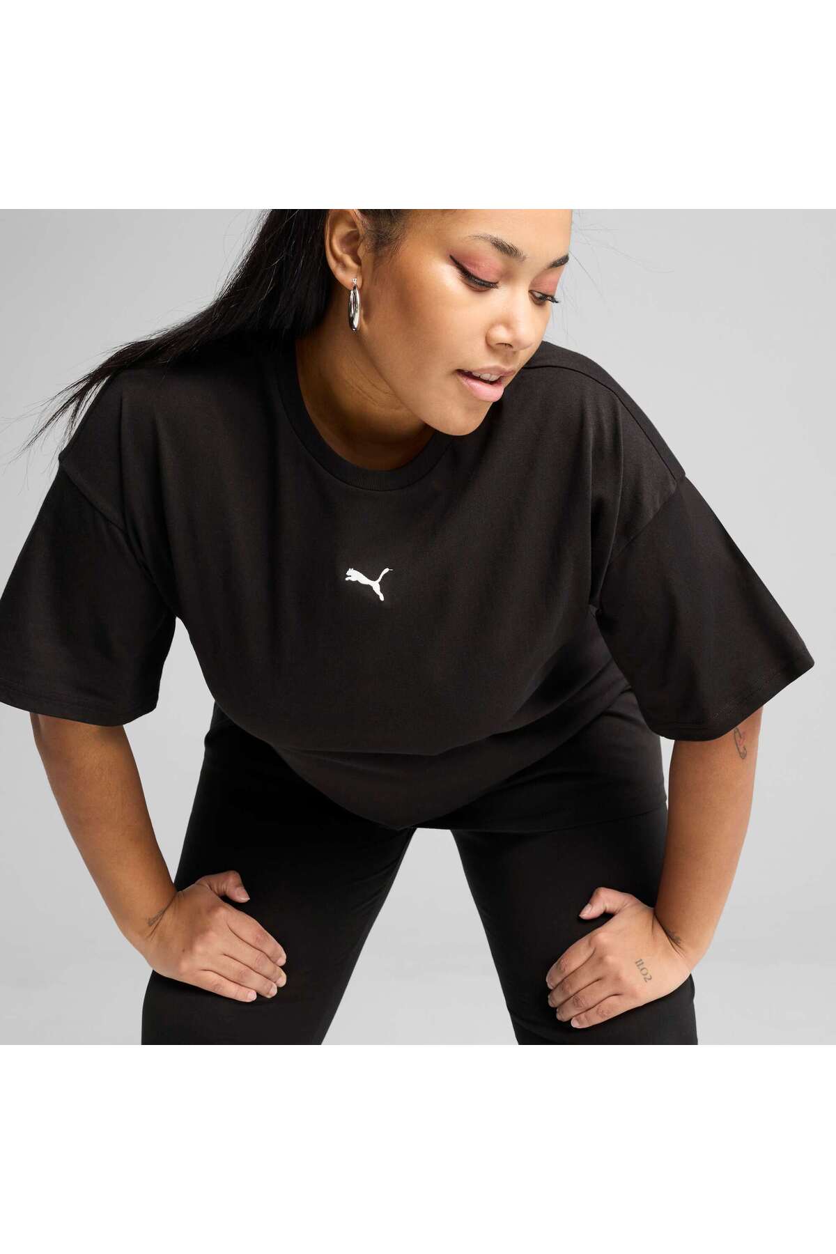 Puma ESS Kadın Geniş Kesim Tişört görsel 2