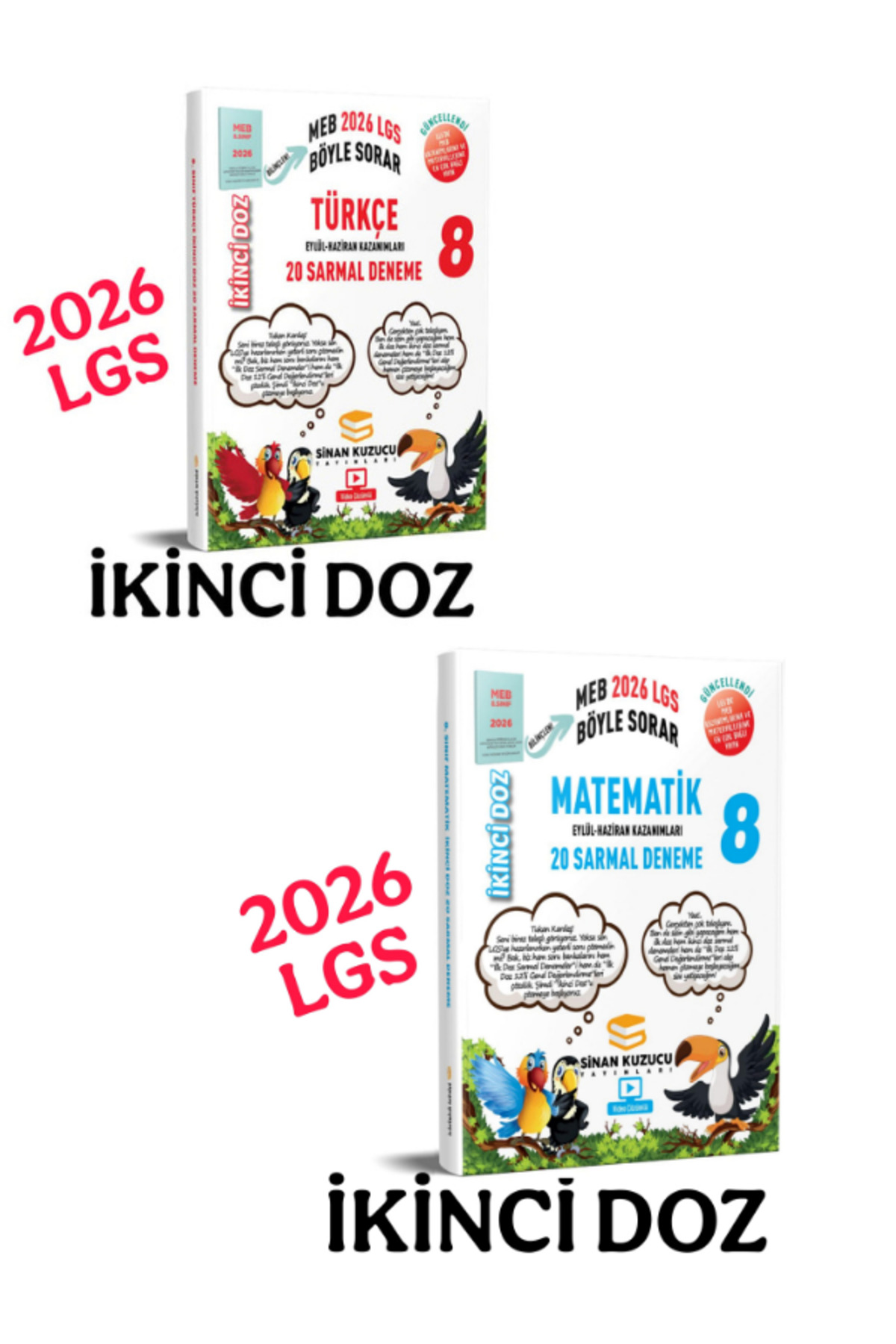 SİNAN KUZUCU YAYINLARI Sinan Kuzucu 2026 Lgs Ikinci Doz Türkçe +