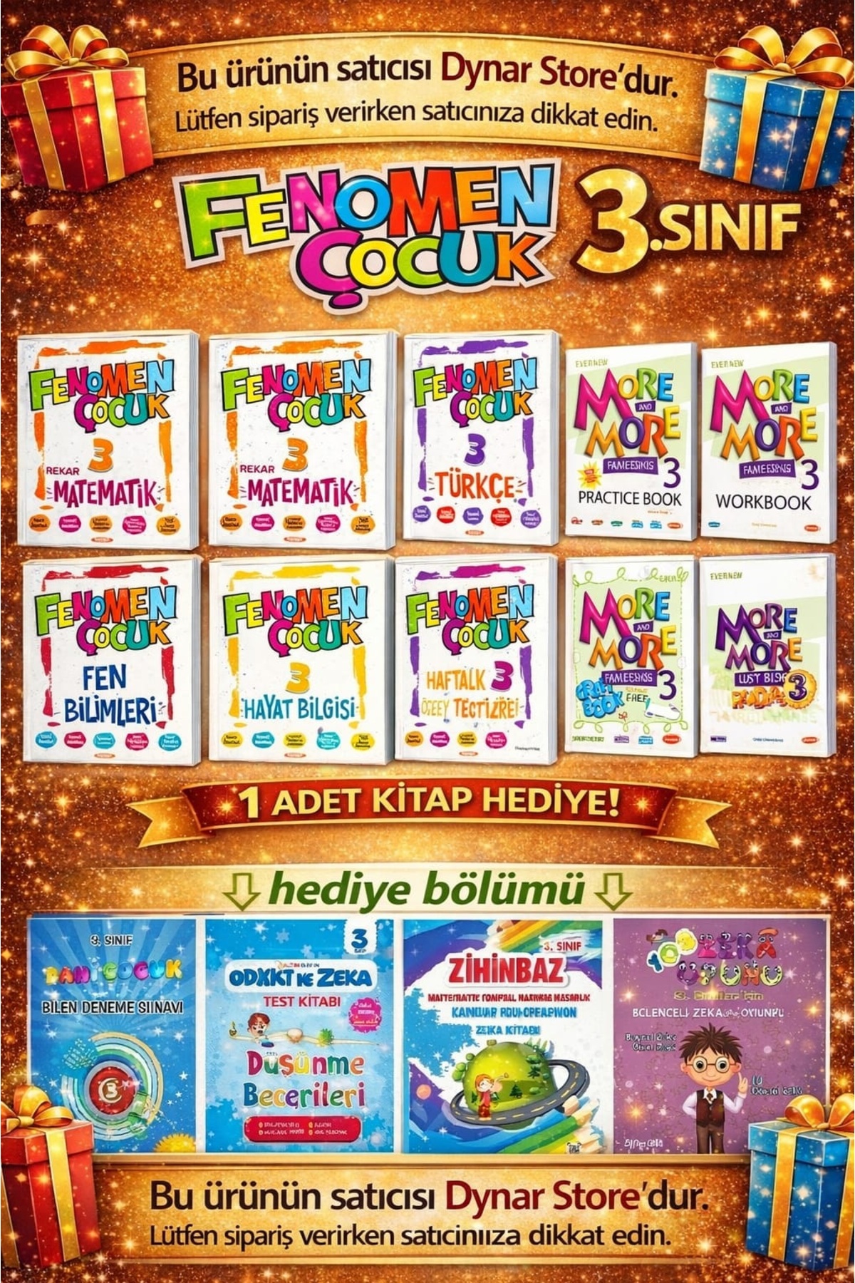 Kurmay Yayınları Fenomen Çocuk 3.sınıf Tam Set Ve More 3. Sınıf
