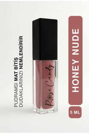 Rose Candy Mat & Nemlendirici Etkili Dudak Parlatıcısı|Likit Mat Ruj|Kahveren...
