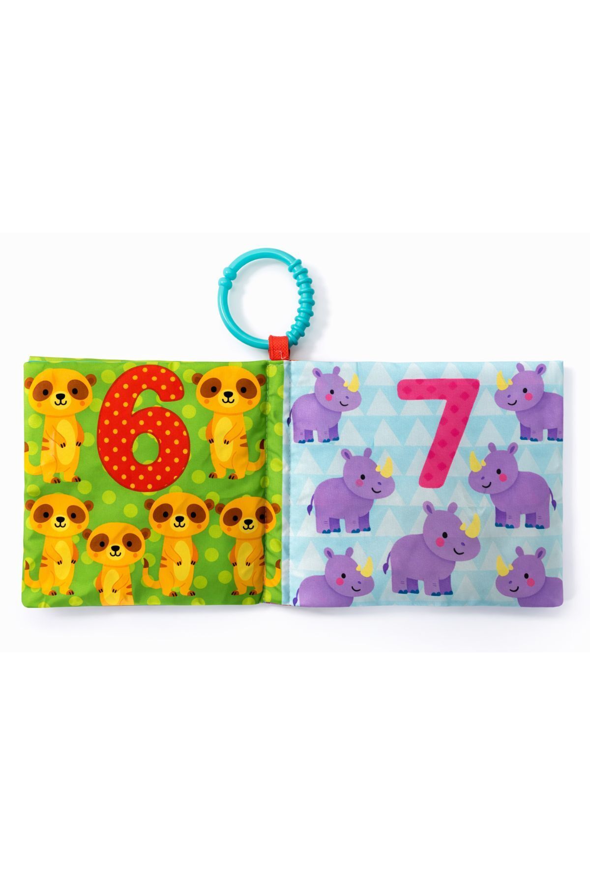 Budizzz Hışırtılı ve Diş Kaşıyıcılı Bebek Kitabı | Sayılarla Tanışıyorum fotoğrafı 3 (önizleme)