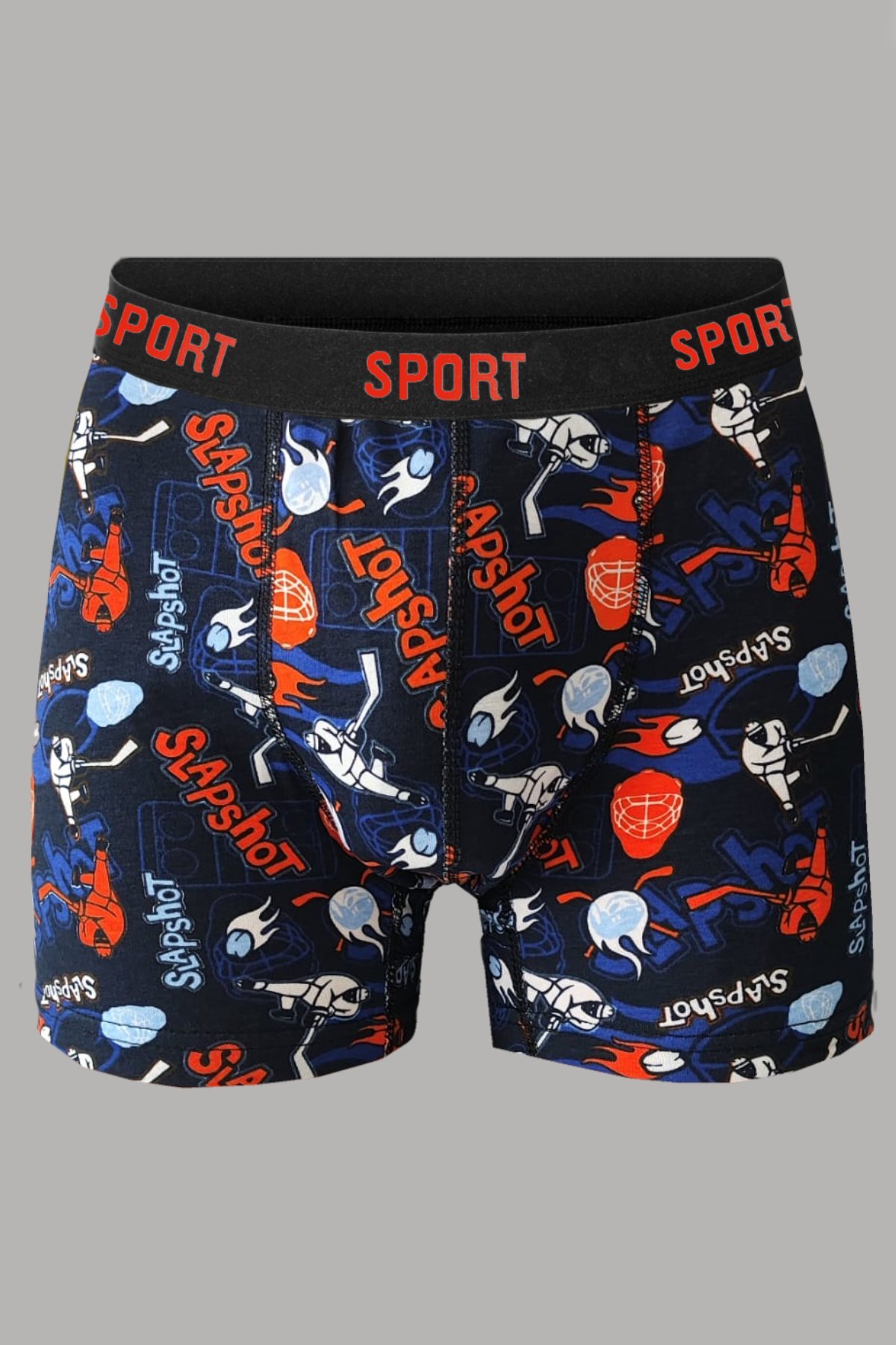 DeeAn Desenli Düz Karışık Erkek 7'li Paket Pamuklu Likralı Boxer görsel 8