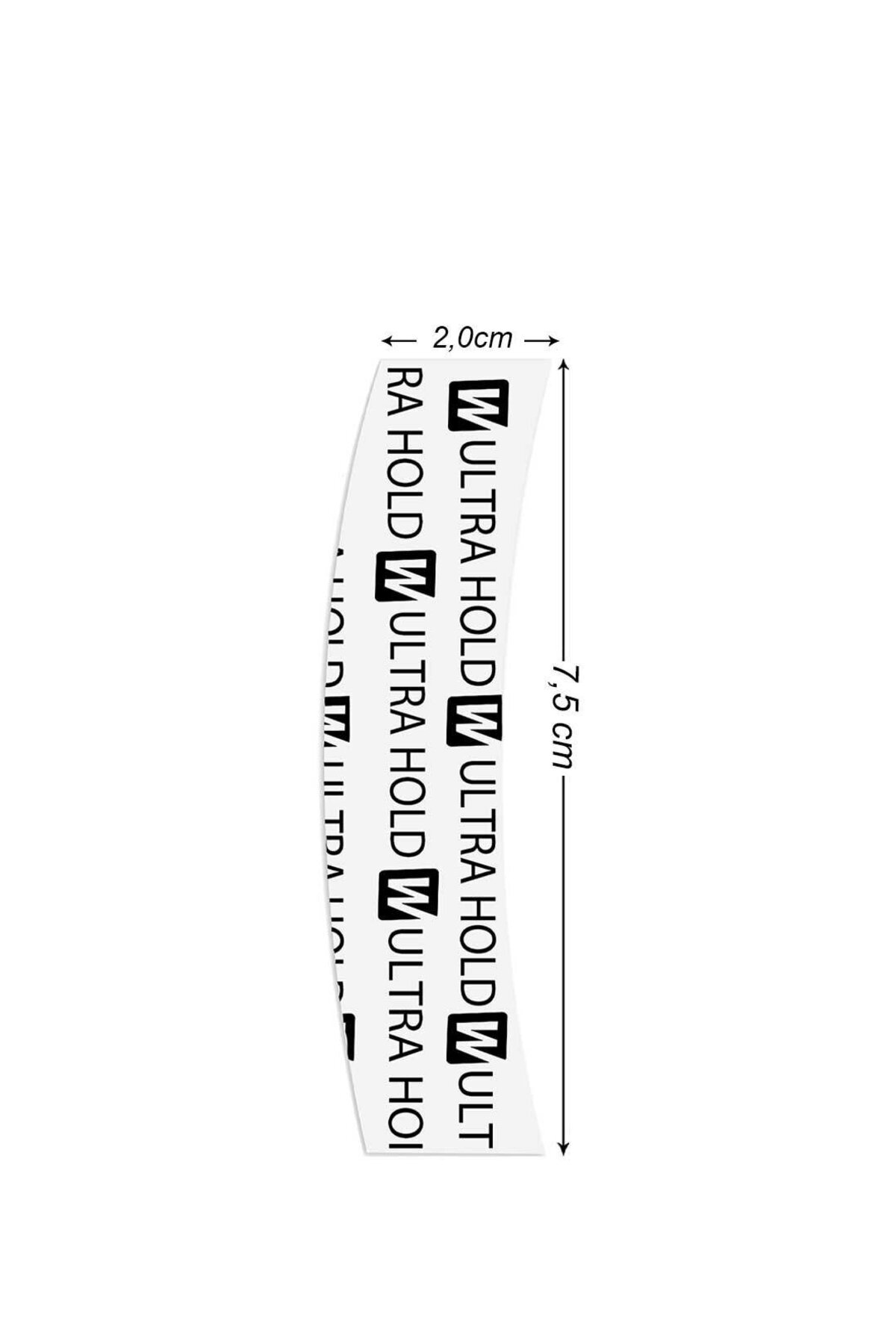 Ultra Hold™ Tape Protez Saç Bandı Oval ("C" - 2,0cm x 7,5cm) 36 Adet — UHT C — تصویر 4 از 4