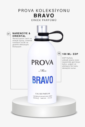 Prova Bravo Edp Odunsu Erkek Parfüm 100 ml