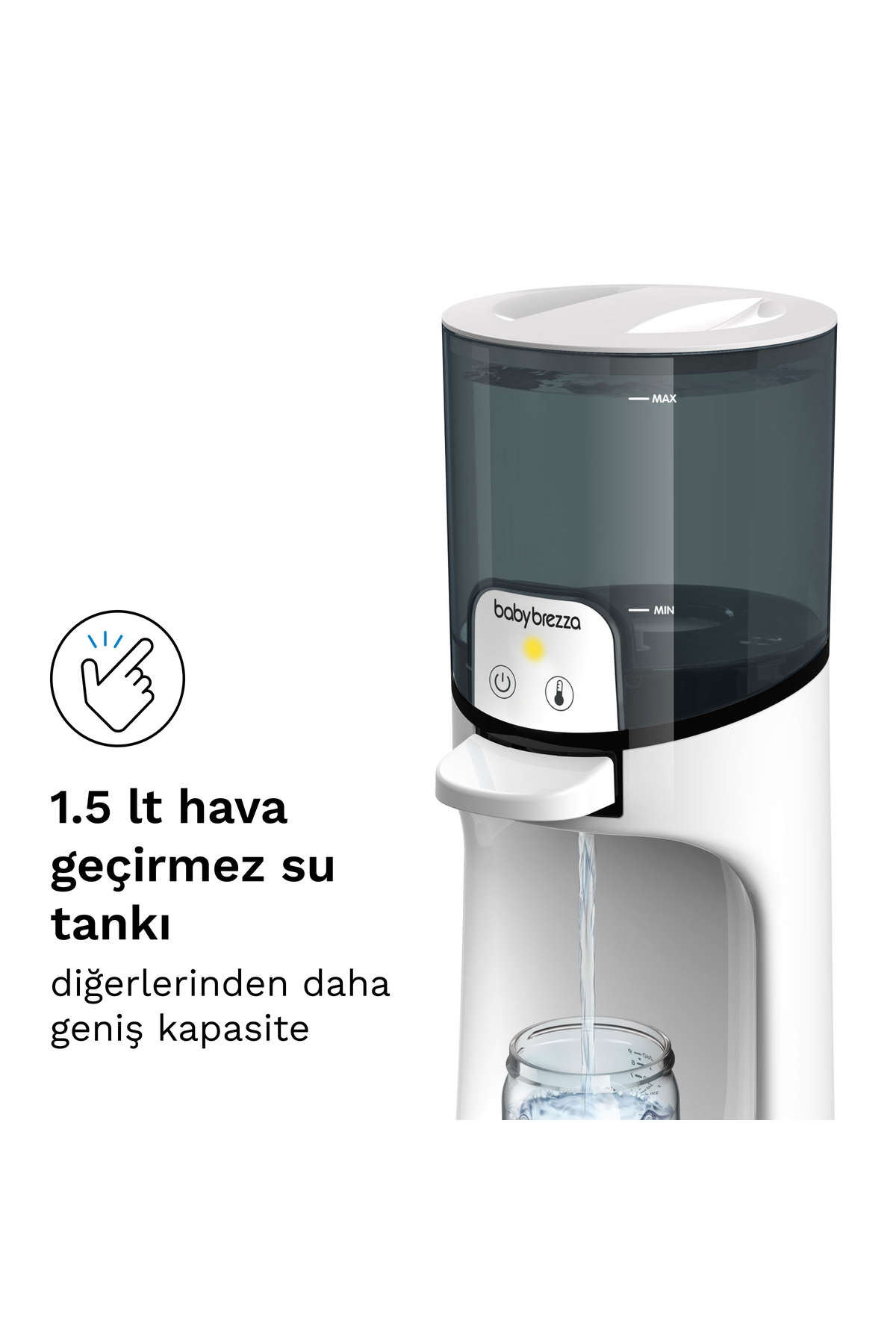 BABY BREZZA Instant Warmer Bebek Mama Suyu Otomatı ve Biberon Suyu Isıtıcısı fotoğrafı 5 (önizleme)