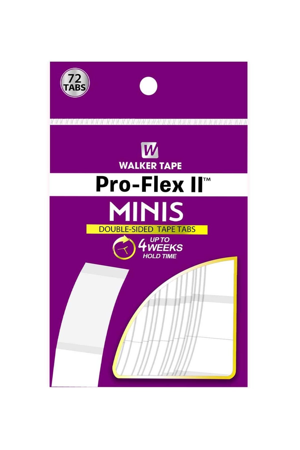 Walker Tape Pro-Flex II™ Mini's Protez Saç Bandı Oval (2,0cm x 7,5cm) 72 Adet — PF M