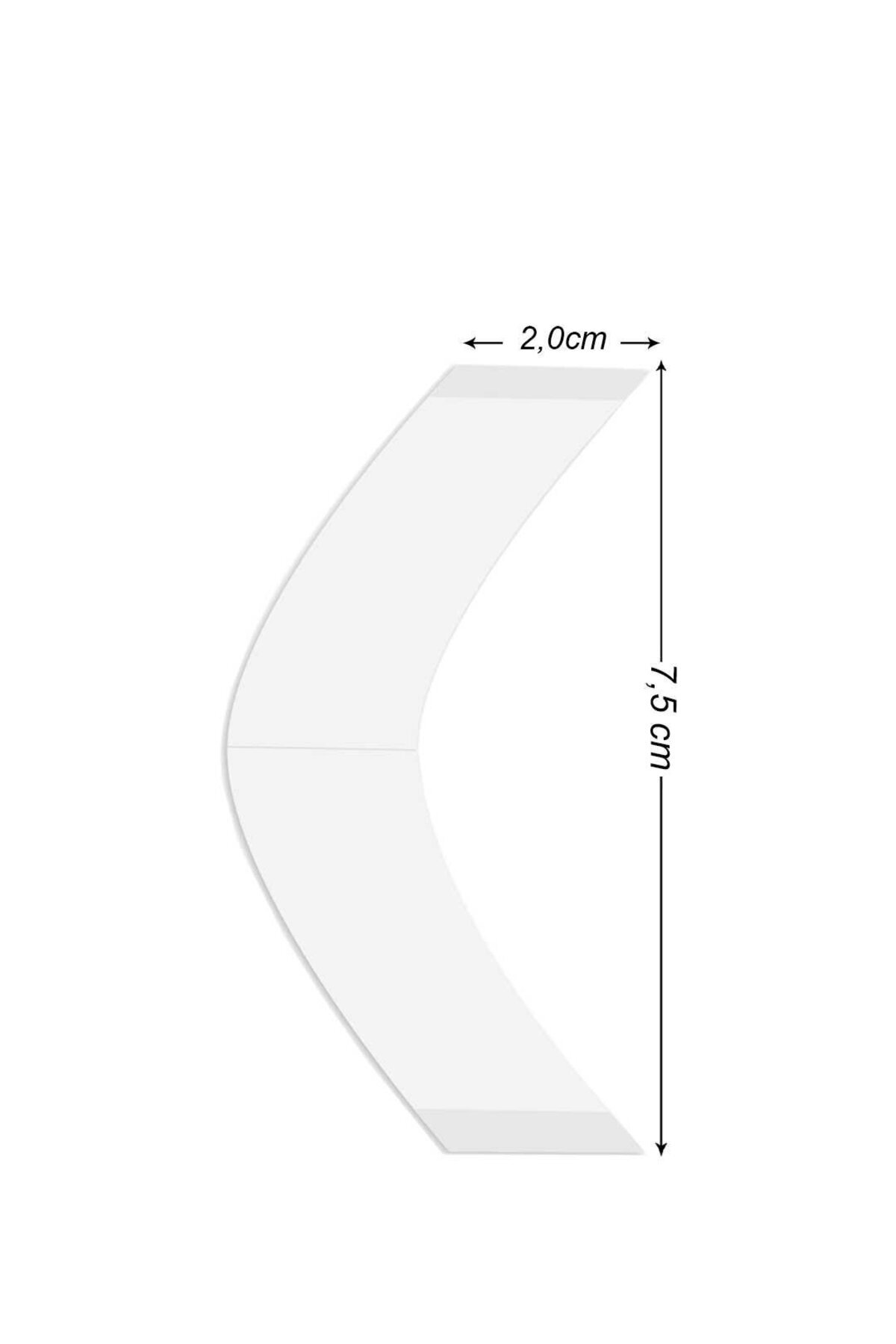Ultra Hold™ Tape Protez Saç Bandı Oval ("A" - 2,0cm x 7,5cm) 36 Adet — UHT A — تصویر 3 از 3