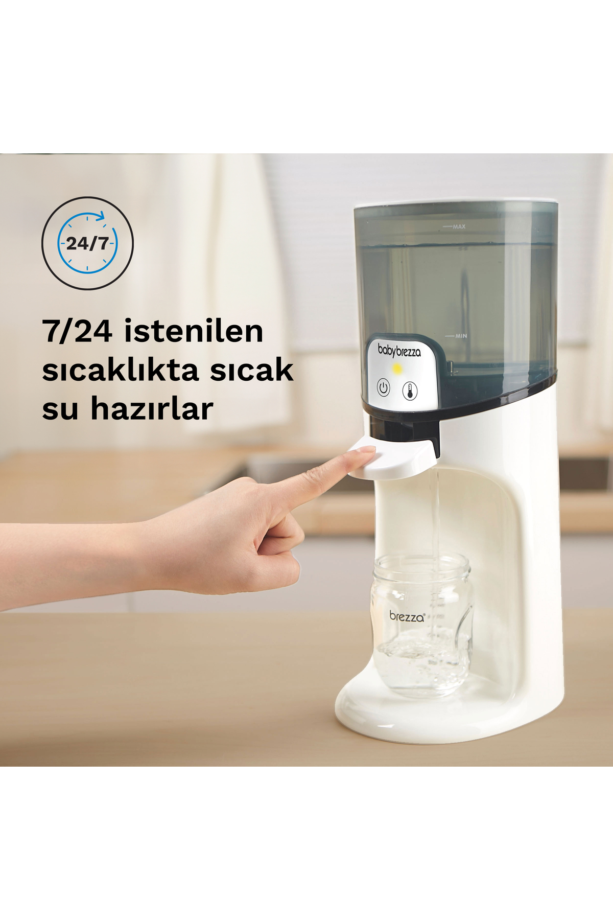BABY BREZZA Instant Warmer Bebek Mama Suyu Otomatı ve Biberon Suyu Isıtıcısı fotoğrafı 2 (önizleme)