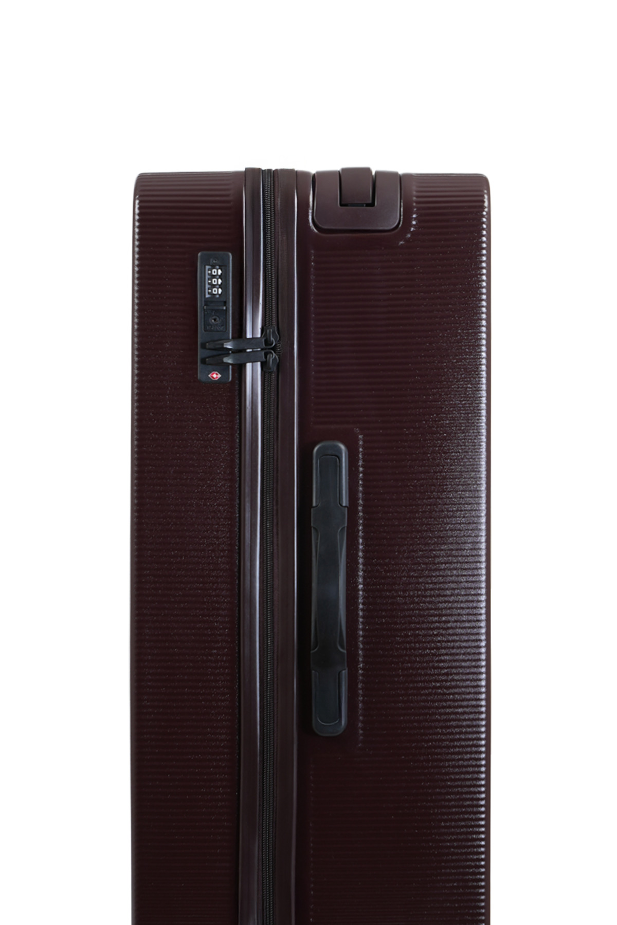 GROUND  Jade Orta Boy Valiz Geniş Çekçekli – Patlıcan Moru - 10670 - Görsel 7