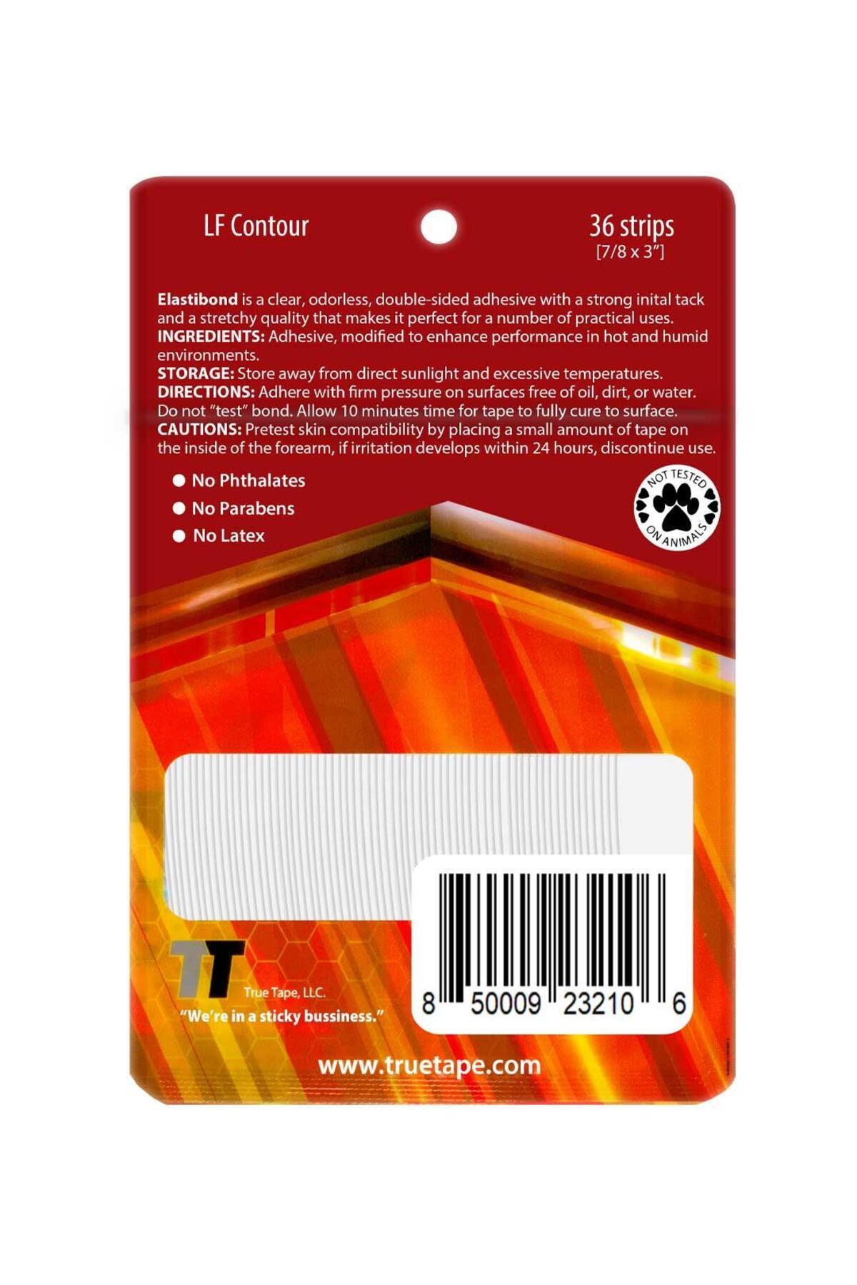ElastiBond Protez Saç Bandı Oval LF ( 7/8" x 3" ) - (2cm x 7.5cm) 36 Adet — E.B LF — تصویر 2 از 3