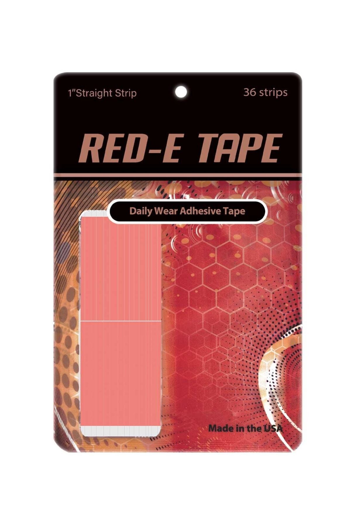 True Tape نوار موی مصنوعی Red-e Tape™ 1 اینچ در 3 اینچ (2.5 سانتیمتر در 7.5 سانتیمتر) — Red-e 1 اینچ Stright