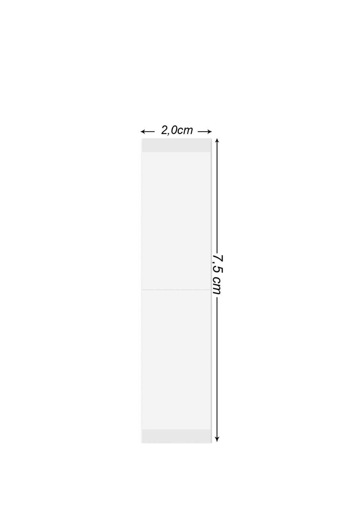 SUPERTAPE Protez Saç Bandı Düz (3/4" - 2cm x 7.5cm) 36 Adet — S.T 3/4 — تصویر 3 از 3