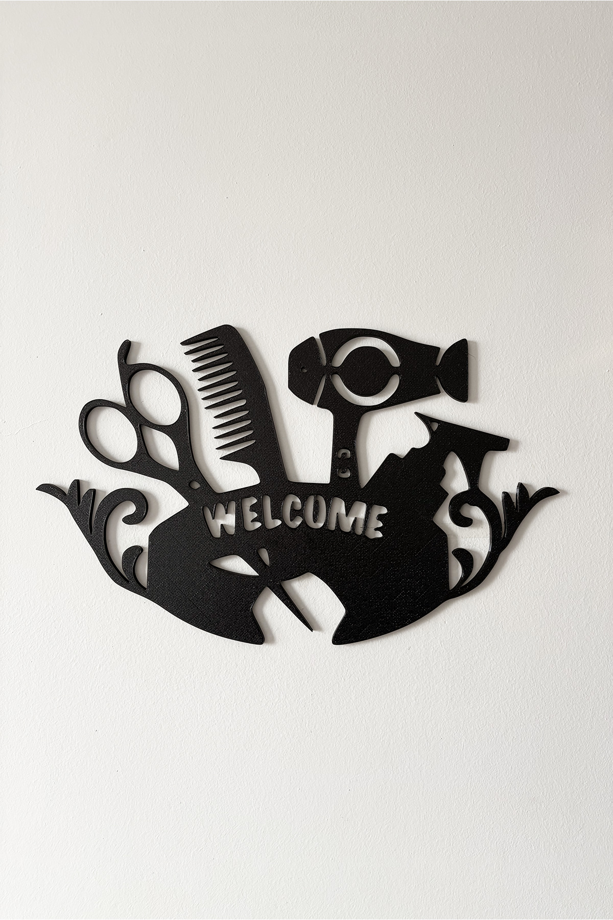 Hairdresser - Barber Themed Welcome - Welcome Decorative Table