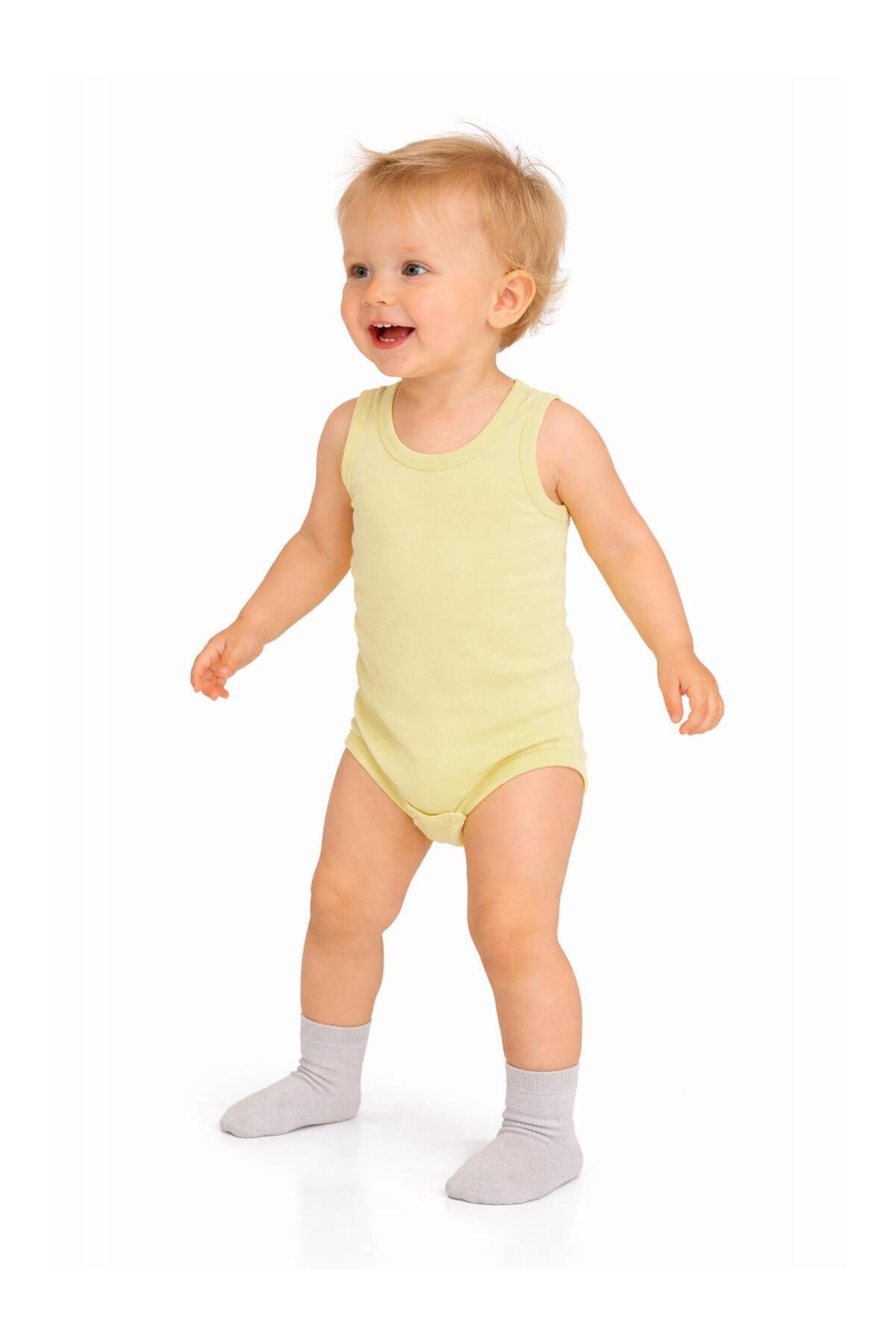 Civil Baby 3'lü Karışık Renk 3-36 Ay Çıtçıtlı Badi - Pembe fotoğrafı 2 (önizleme)