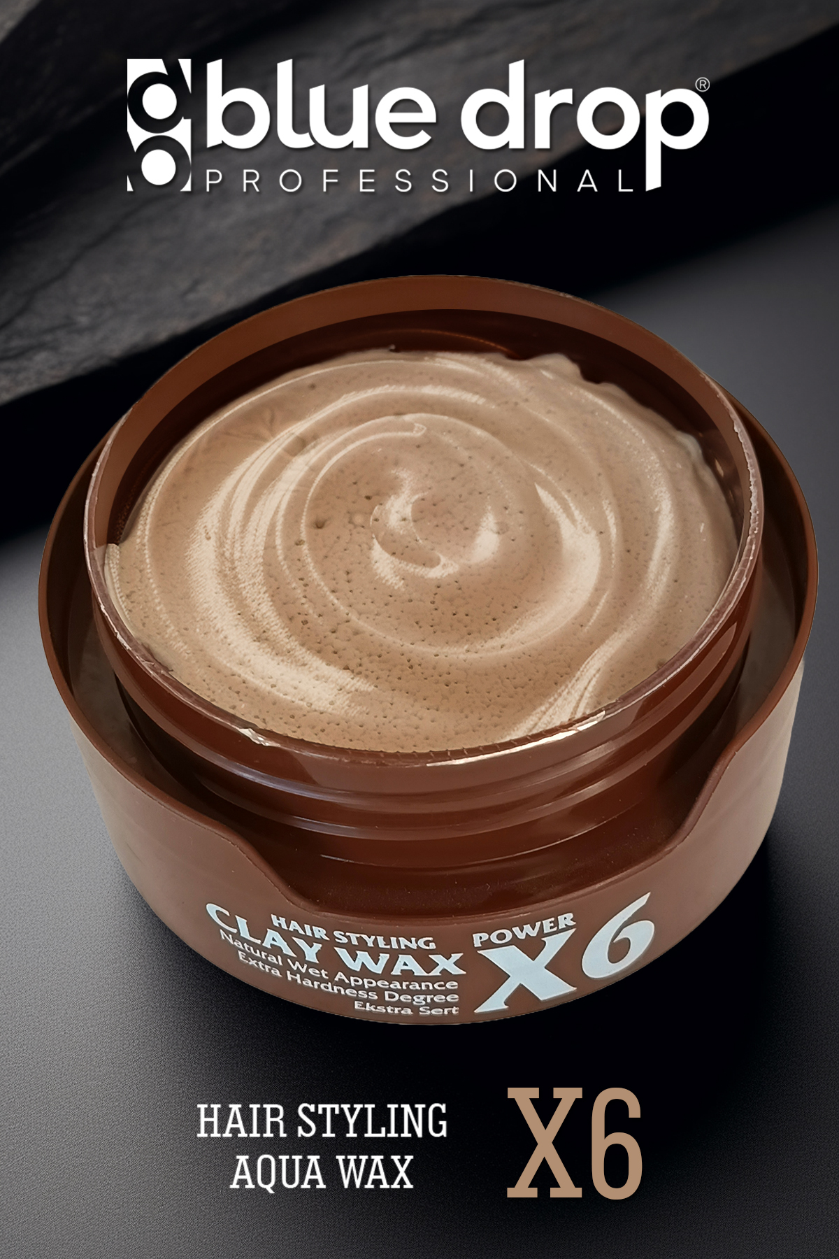 Aqua Wax X6 Killi Su Bazlı Saç Wax - Güçlü Tutuculuk Mat Sert Görünüm Günlük Kullanım 150 ml — x6 — تصویر 5 از 8