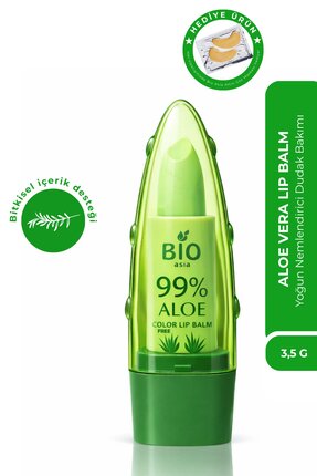 Bio Asia Aloe Vera Lip Balm – Yoğun Nemlendirici, Onarıcı Bitkisel Dudak Bakı...