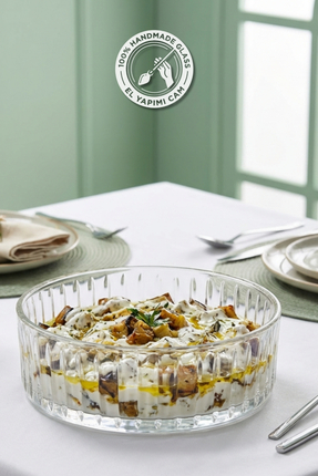 Glamis Selen Concept Pupa Model El Yapımı Cam Sunum Kasesi