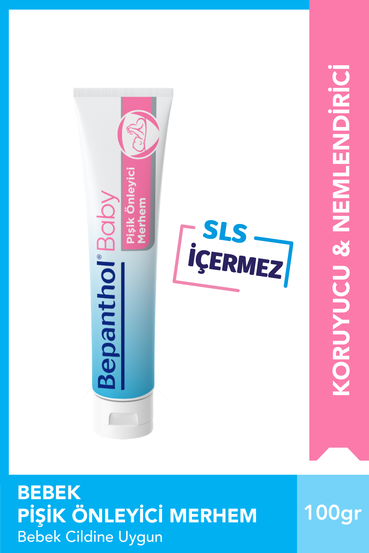 Bepanthol Baby Pişik Önleyici Krem 100 gr fotoğrafı 2 (önizleme)
