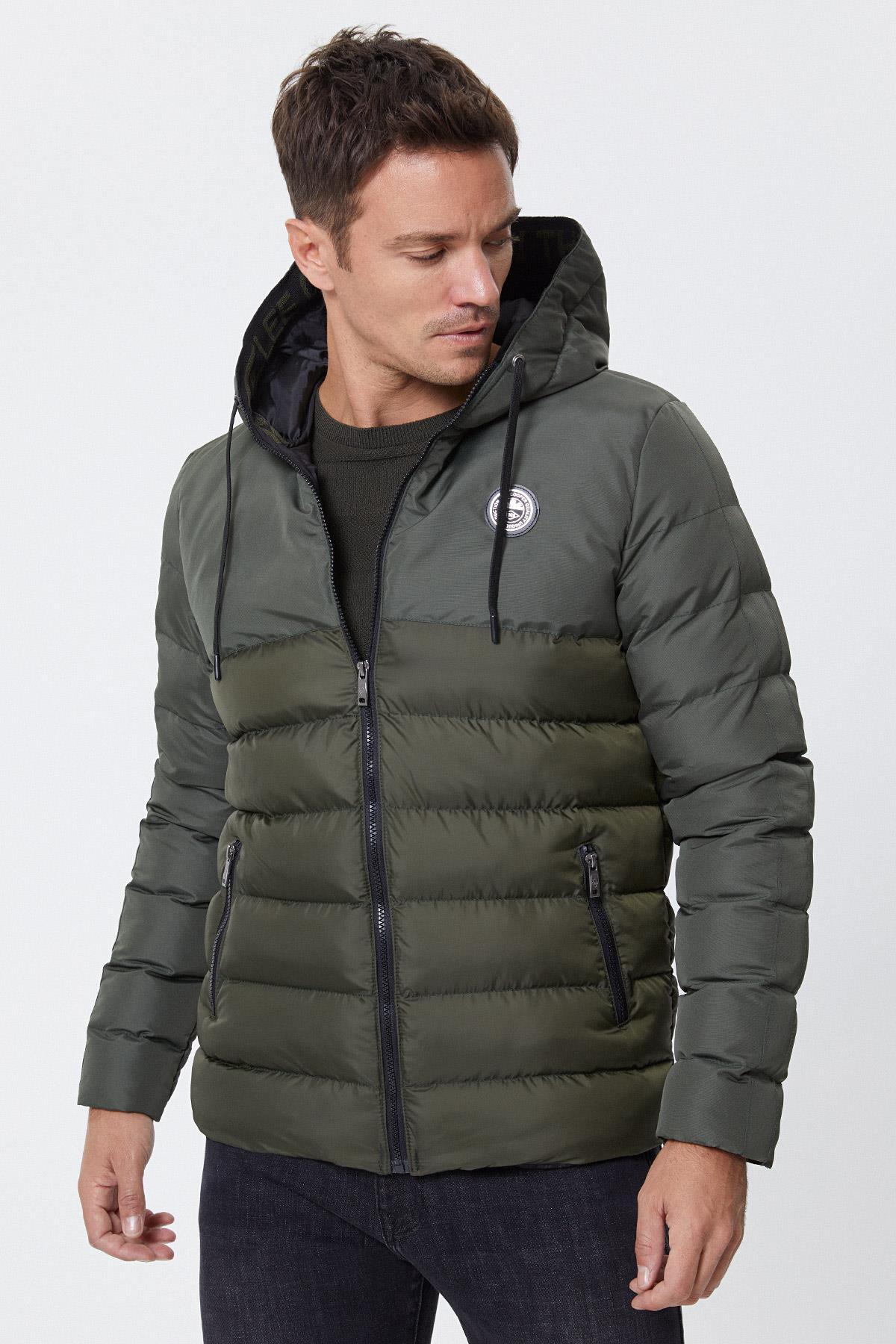کاپشن مردانه یقه دانتل / یقه گیپور | لی کوپر Lee Cooper 5003070648 TR - تصویر 2
