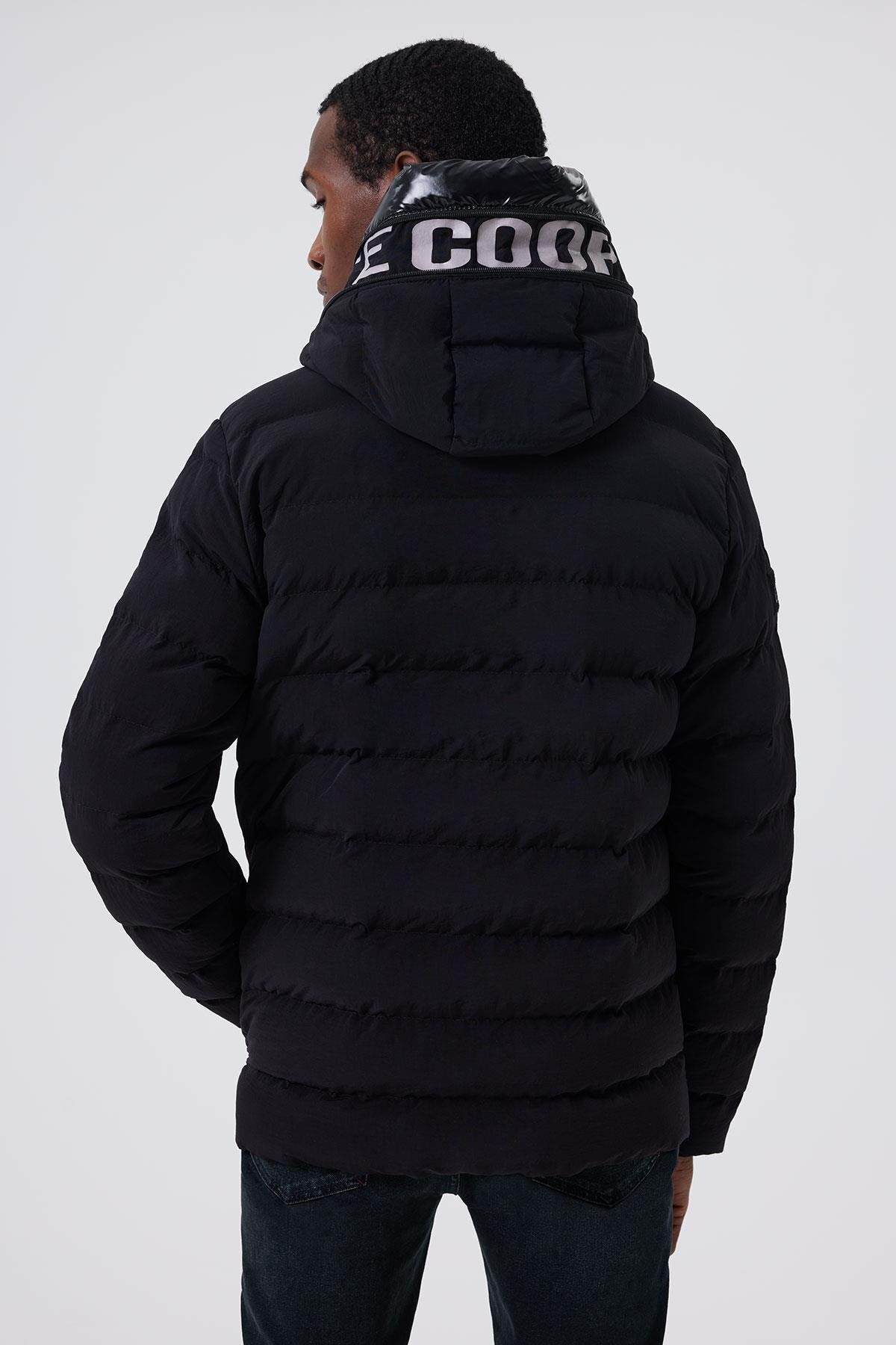 Lee Cooper  Bors Erkek Şişme Mont Siyah - Görsel 3