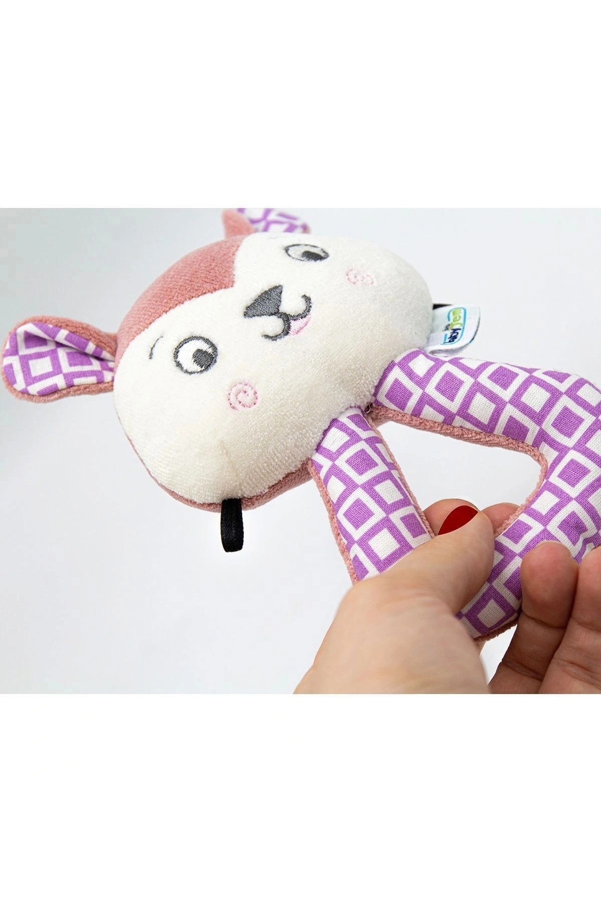 Babyjem Çıngıraklı Kedi Oyun Arkadaşım Gül Kurusu fotoğrafı 5 (önizleme)