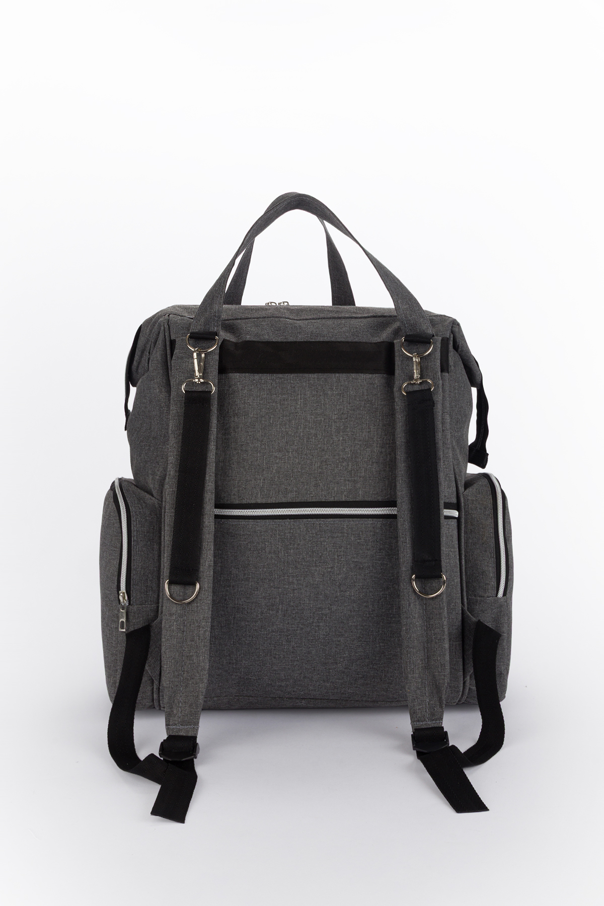 Lui Baby Anne Bebek Bakım Sırt Çantası Termos Biberon Bölmeli ve Bebek Arabası Metal Askı Aparatlı Lüks Model fotoğrafı 3 (önizleme)