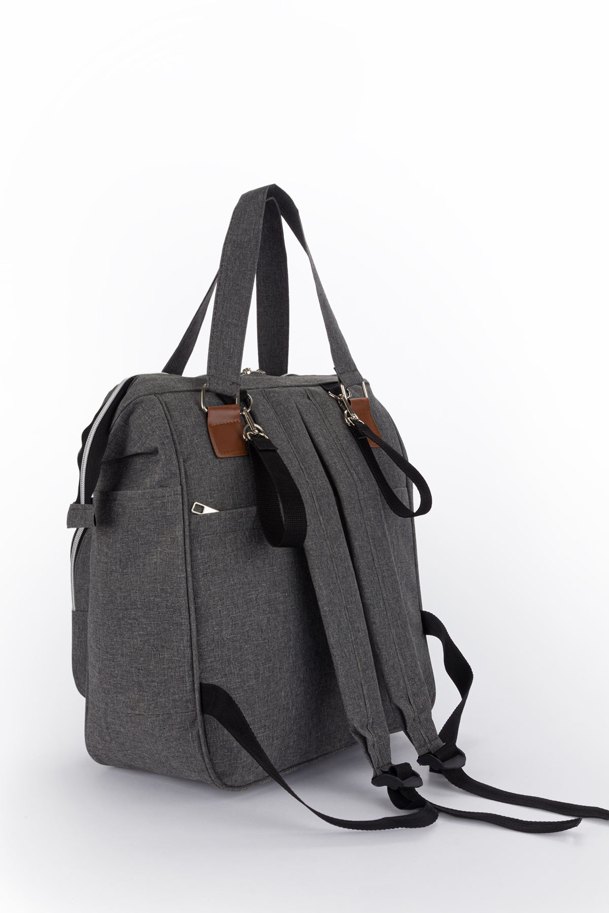 Yerli Baby Anne Bebek Bakım Sırt Çantası Termal Biberonluk Bebek Arabası Askı Aparatlı fotoğrafı 5 (önizleme)